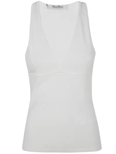Max Mara Armida1234 Cotton Bra Tank Clothing In White