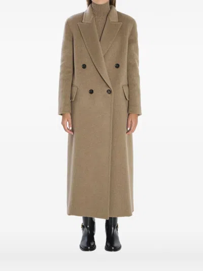 MAX MARA MAX MARA ARMONIA COAT WITH NOTCHED LAPELS