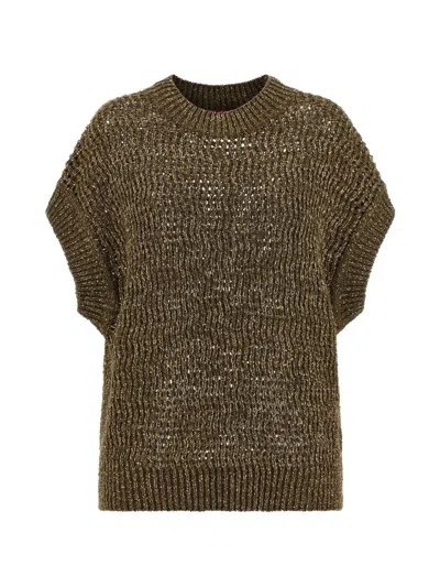 Max Mara Mstarmonia Sweater In Brown