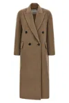 Max Mara Harmony12 Doublebreasted Coat In Brown