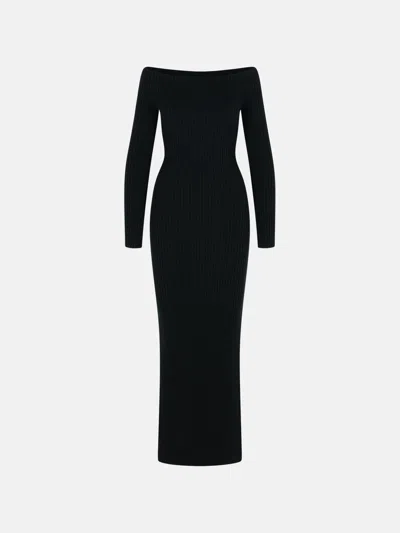 Max Mara Arnes 1234 Sheath Dress In Wool And Cachemire In Black