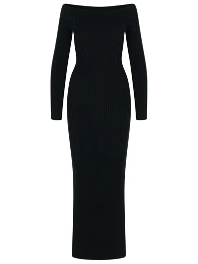 Max Mara Arnes 1234 Sheath Dress In Wool And Cachemire In Black