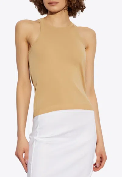 MAX MARA ARNES RIBBED SLEEVELESS TOP