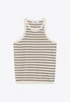 Max Mara Arnes Tank Top In Neutral