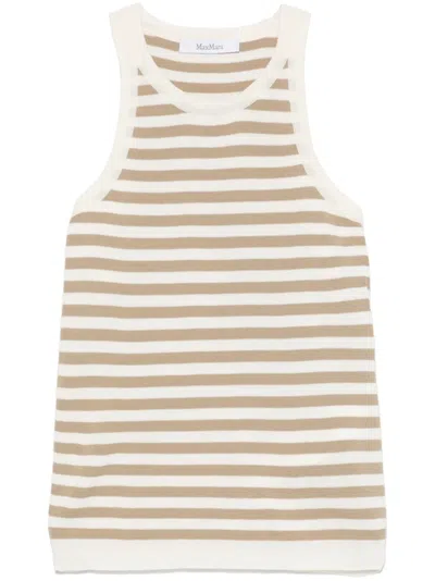 Max Mara Arnes Tank Top In Multi