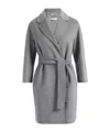 Max Mara Studio Dravenna Coat In Gray