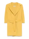 Max Mara Short Wool Coat With Kimono And Raglan Sleeves