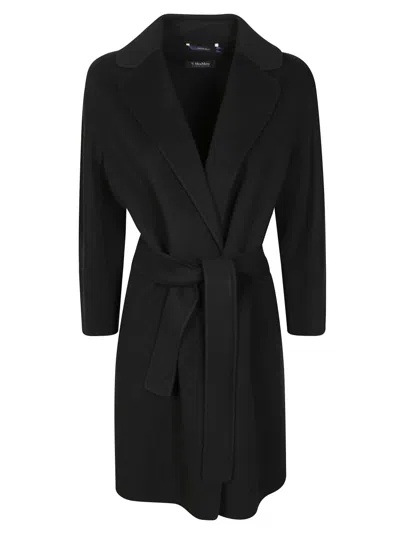 Max Mara Arona Coat In Black