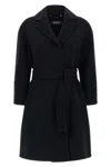 Max Mara 'arona' Coat In Black