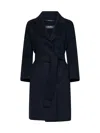 Max Mara Arona Coat In Blue