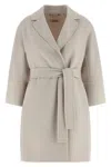 Max Mara 'arona' Coat In Neutral
