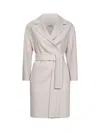 Max Mara Arona Coat In White