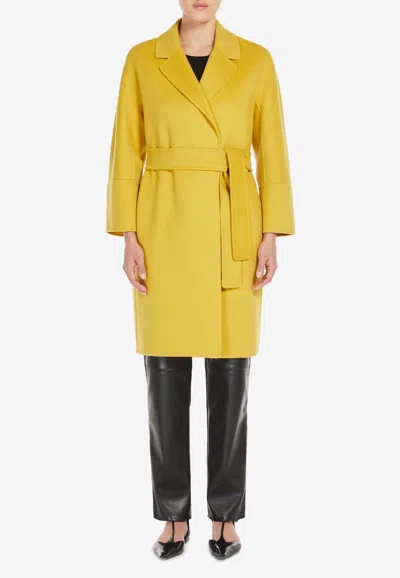MAX MARA ARONA DOUBLE-FACED WOOL COAT