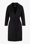 Max Mara Pauline Coats And Trench Coats Black In Black