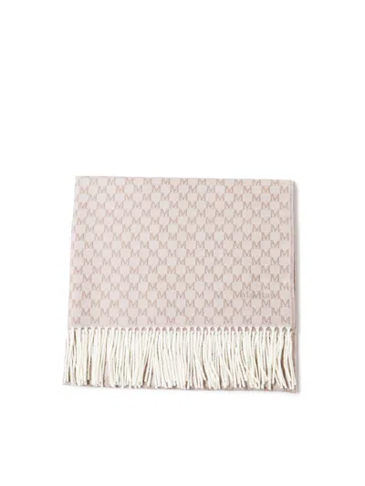 Max Mara Arsenio Scarf In Wool In Sand