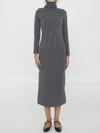 Max Mara Arte Dress In Grey
