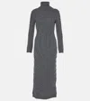 MAX MARA ARTE WOOL AND CASHMERE MAXI DRESS