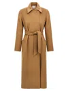 Max Mara 'artur' Coat In Brown