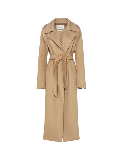 Max Mara Artur Hand Made Cashmere Coat In Brown