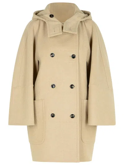 Max Mara Arturo1234 Beige Wool Blend Coat