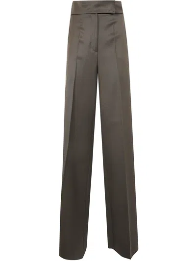 Max Mara "arturo1234" High Waisted Trousers Clothing In Green