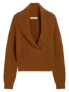 Max Mara Oversized Wool And Cashmere Jumper In Brown