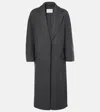 Max Mara Asburgo1234 Wool And Cashmere Coat In Grey