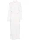 Max Mara Women Wool And Cashmere Long Cardigan In Neutrals