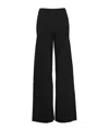 Max Mara High-rise Cady Wide-leg Pants In Black