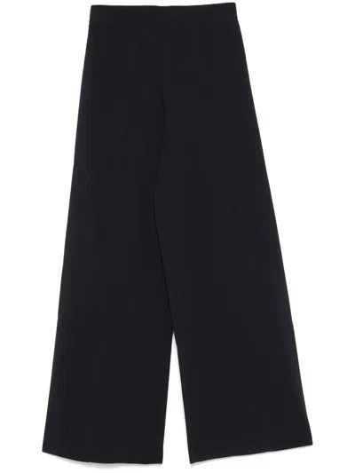 Max Mara Assiro Wide-leg Trousers In Blue