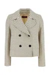 Max Mara Striped Ottoman Bermuda Shorts
