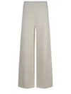Max Mara White Cashmere Jardin Pants