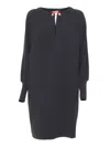 Max Mara Asti Black Dress In Black