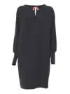 Max Mara Asti Black Dress In Black