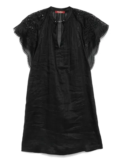 Max Mara Astor Dress In Black