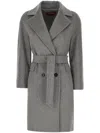 Max Mara Studio Coats In 灰色