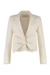 Max Mara Asturie Cotton Jacket In White