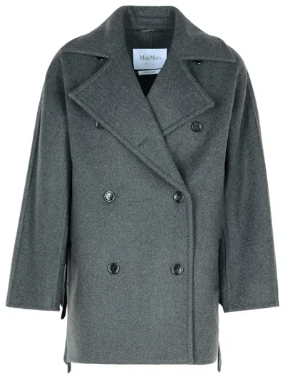 Max Mara Asturie1234' Grey Cashmere Blend Coat