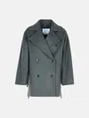 Max Mara 'asturie1234' Grey Cashmere Blend Coat In Grey