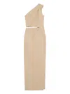 Max Mara One-shoulder Dress With Elegant Draping And Cut-out Detail