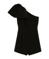 Max Mara Teano Triacetate Blend Mini Playsuit In Black