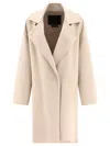 Max Mara Atelier "angel" Coat In Neutral