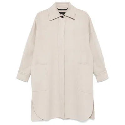 Max Mara Atelier Coats In Beige