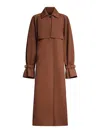 Max Mara Atelier Belted Button Detailed Coat