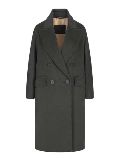 Max Mara Atelier  Mens Overcoat In Green