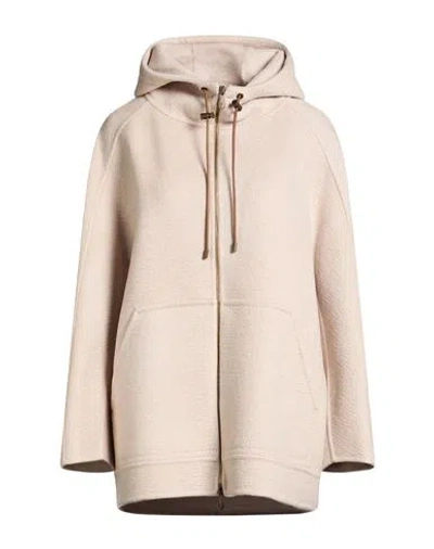 Max Mara Atelier Woman Coat Beige Size 2 Cashmere In Brown