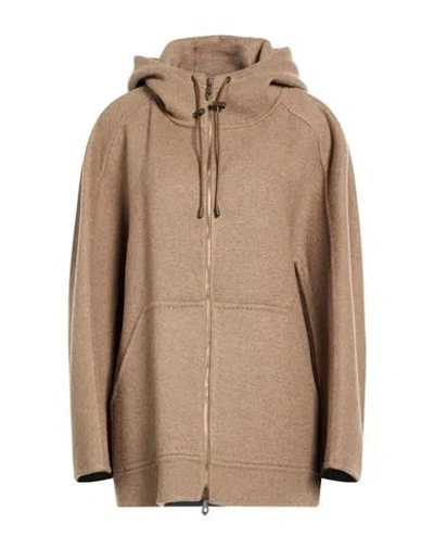 Max Mara Atelier Woman Coat Light Brown Size 6 Cashmere