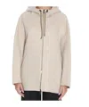 Max Mara Long-sleeved Sweatshirt Jacket In Neutral