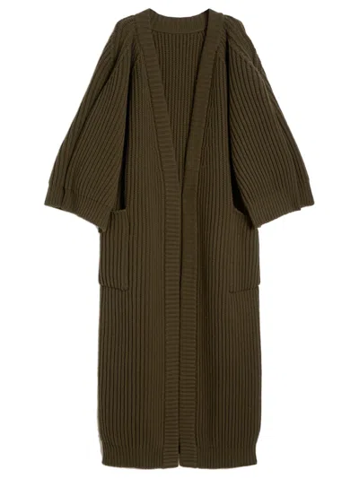 Max Mara Atollo Cardigan In Green