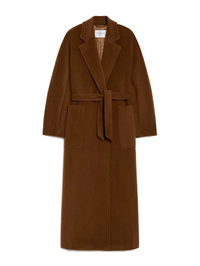 MAX MARA MAX MARA ATTUALE CAMEL COLOUR ROBE COAT